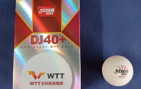 DHS Dj40+ Logo Pro Tour ITTF - Caixa 06 Bolas Tênis De Mesa 3 Estrelas Plástico ABS 3